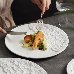 Porcelain Dinner Plates | Microwave & Dishwasher‑Safe Tableware